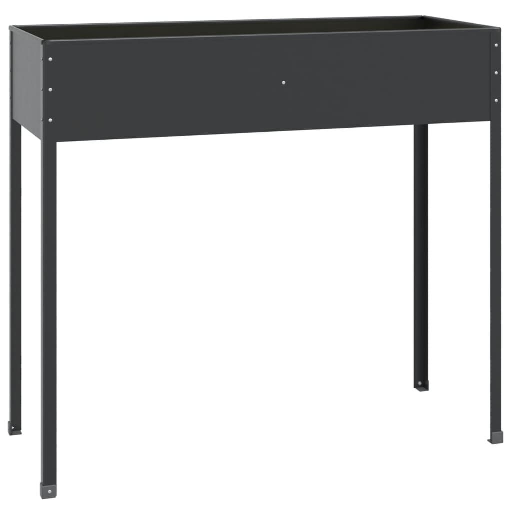 vidaXL Plantenbak Antraciet 100cm - 60% Korting! Krasjes