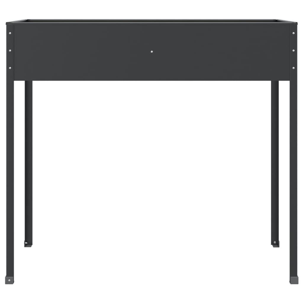 vidaXL Plantenbak Antraciet 100cm - 60% Korting! Krasjes