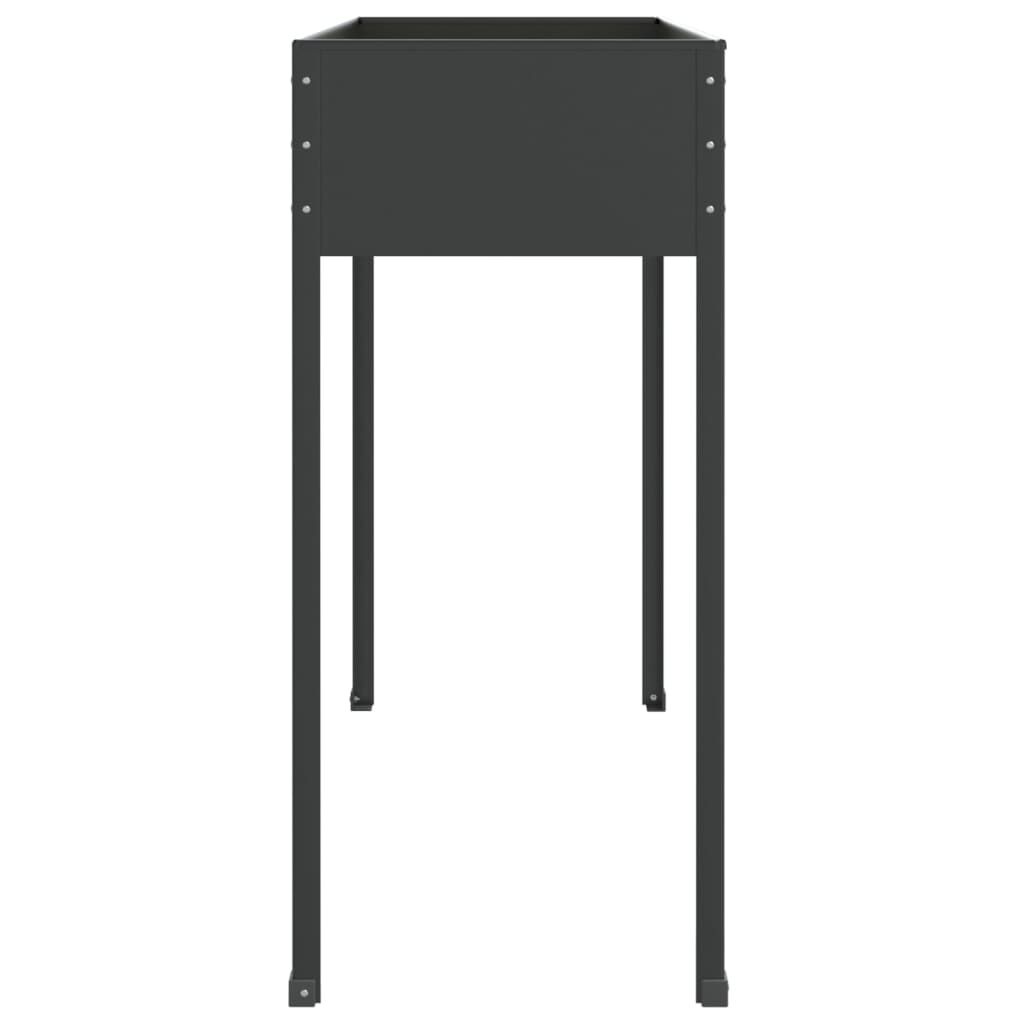 vidaXL Plantenbak Antraciet 100cm - 60% Korting! Krasjes