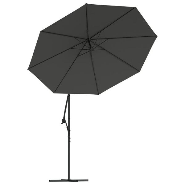VidaXL Zweefparasol LED 300cm Antraciet - 47% Korting!