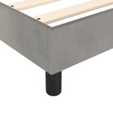 VidaXL Bedframe 80x200cm Lichtgrijs Fluwelen Bed - 46% Korting!