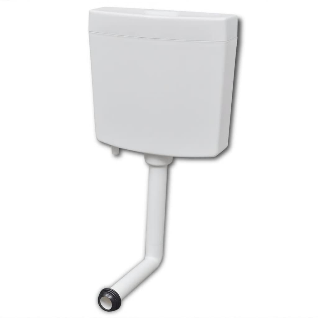 VidaXL Toiletstortbak Wit 3/6L - 46% Korting!