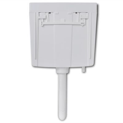 VidaXL Toiletstortbak Wit 3/6L - 46% Korting!