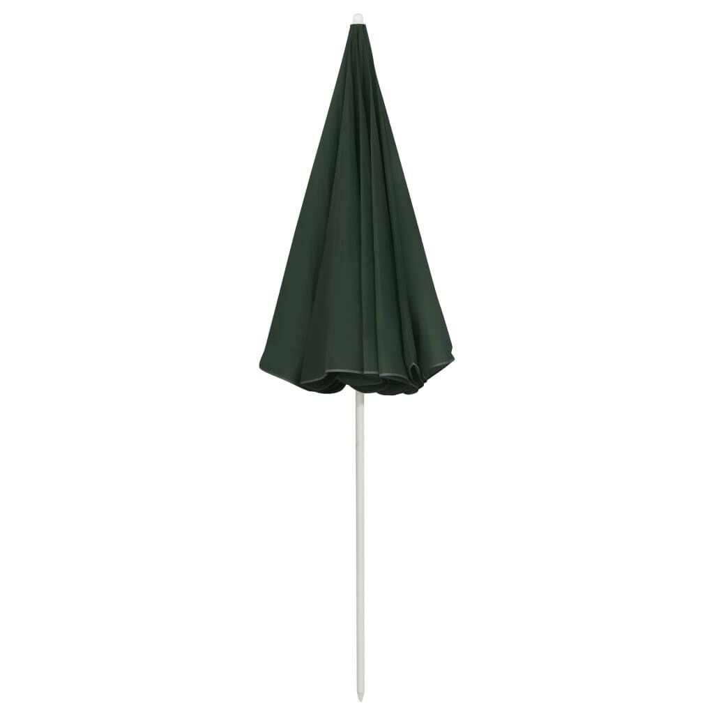 VidaXL Strandparasol Groen 240cm - 40% Korting!
