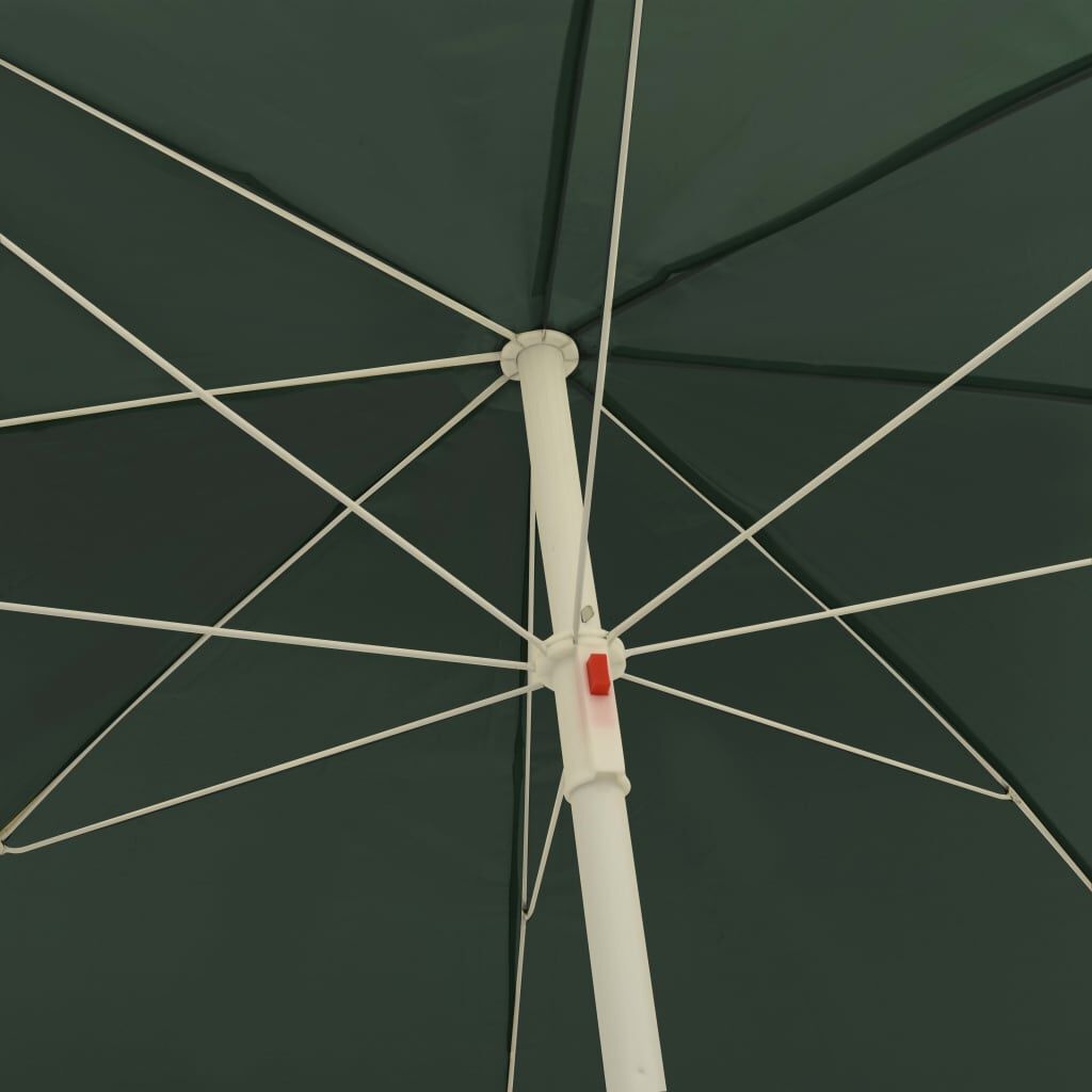 VidaXL Strandparasol Groen 240cm - 40% Korting!