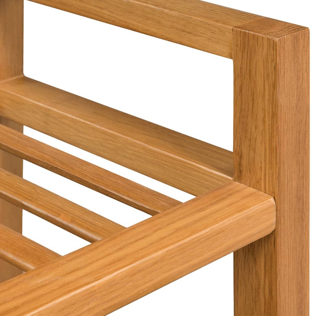 VidaXL Schoenenrek Eikenhout - 50cm - 40% Korting!