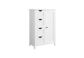 Badkamermeubel Wit - 4 Lades & Kast - 35% Korting!