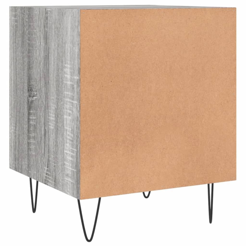 Nachtkastje Grijs Sonoma Eiken 40x40x50cm - 35% Korting!