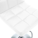 VidaXL Barstoelen (2 st) Wit Kunstleer - 40% Korting!
