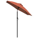 vidaXL Parasol 200x224 cm Terracotta - 40% Korting!