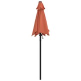 vidaXL Parasol 200x224 cm Terracotta - 40% Korting!