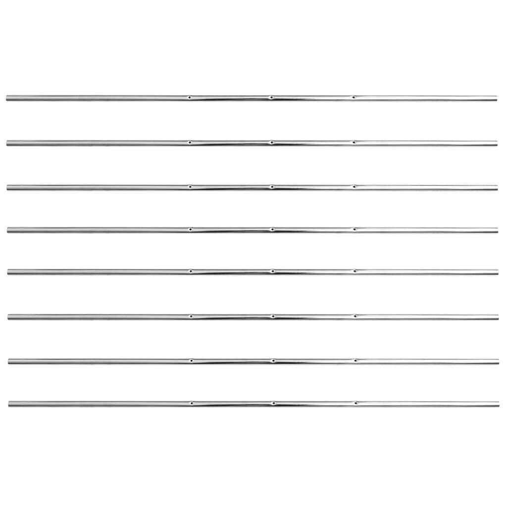 vidaXL Staven voor voetbaltafel 8 st 15,9 mm