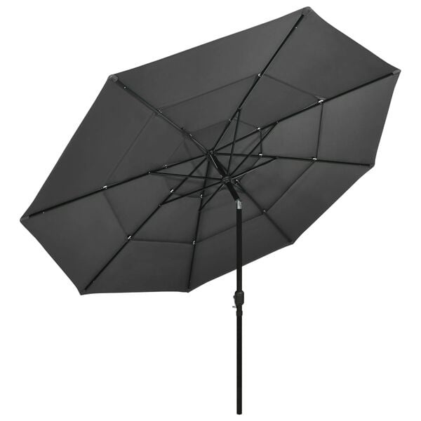 Parasol 3.5m Antraciet - 51% Korting! Zo Goed Als Nieuw
