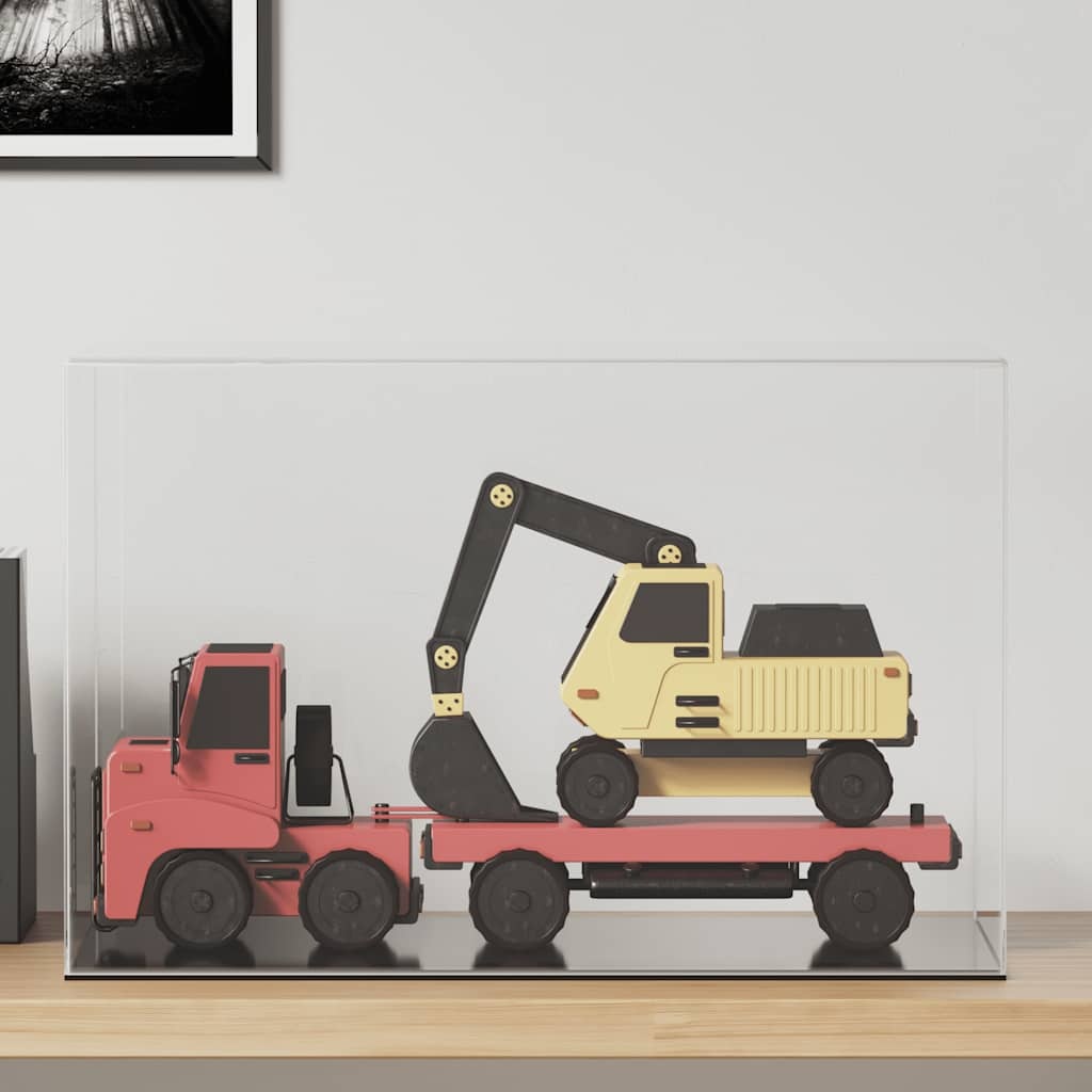 VidaXL Vitrine Acryl 56x36x37cm - Transparant - 41% Korting!