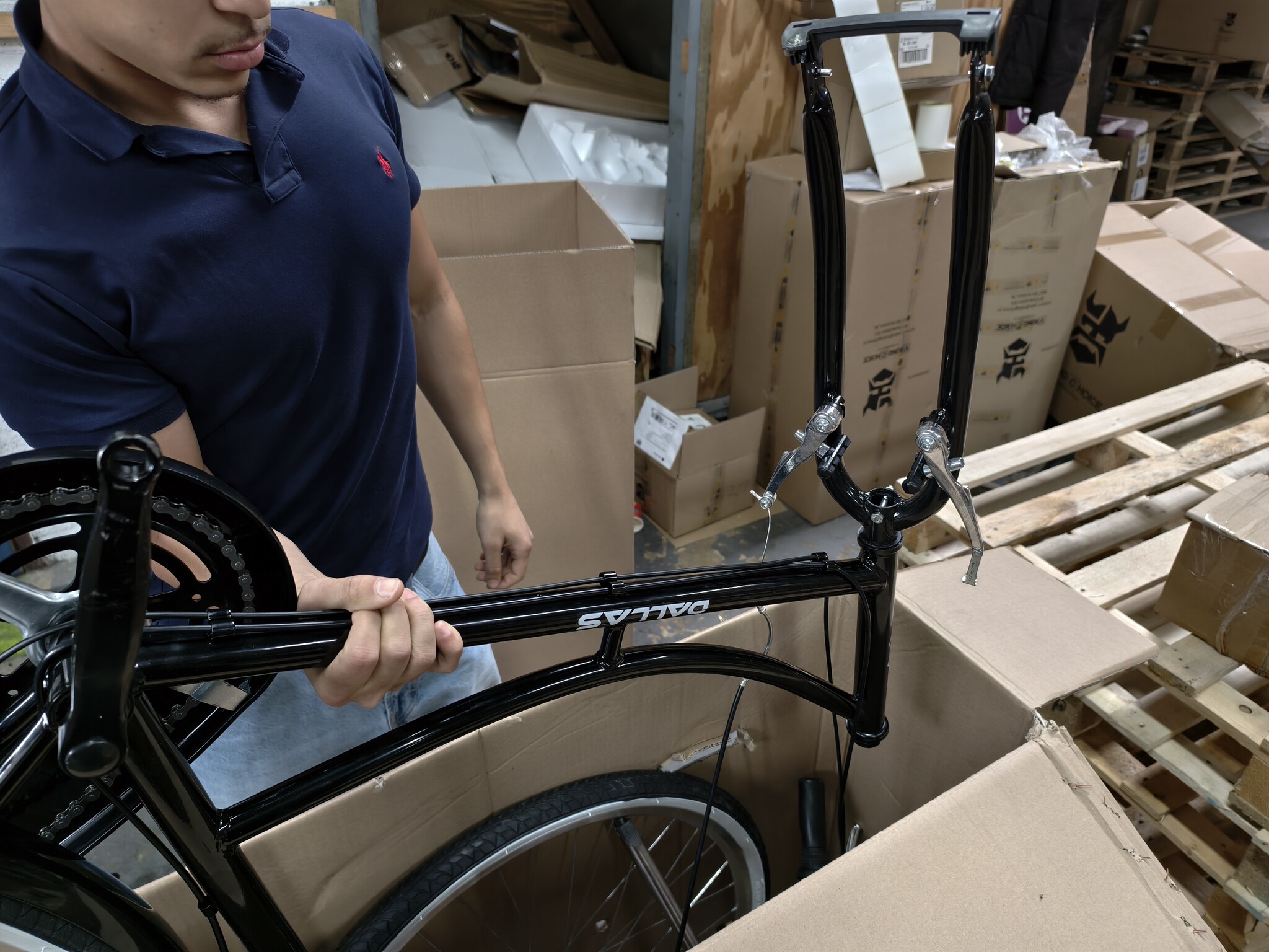 Damesfiets 28 inch, 7 versnellingen - Zwart - Gebruikt