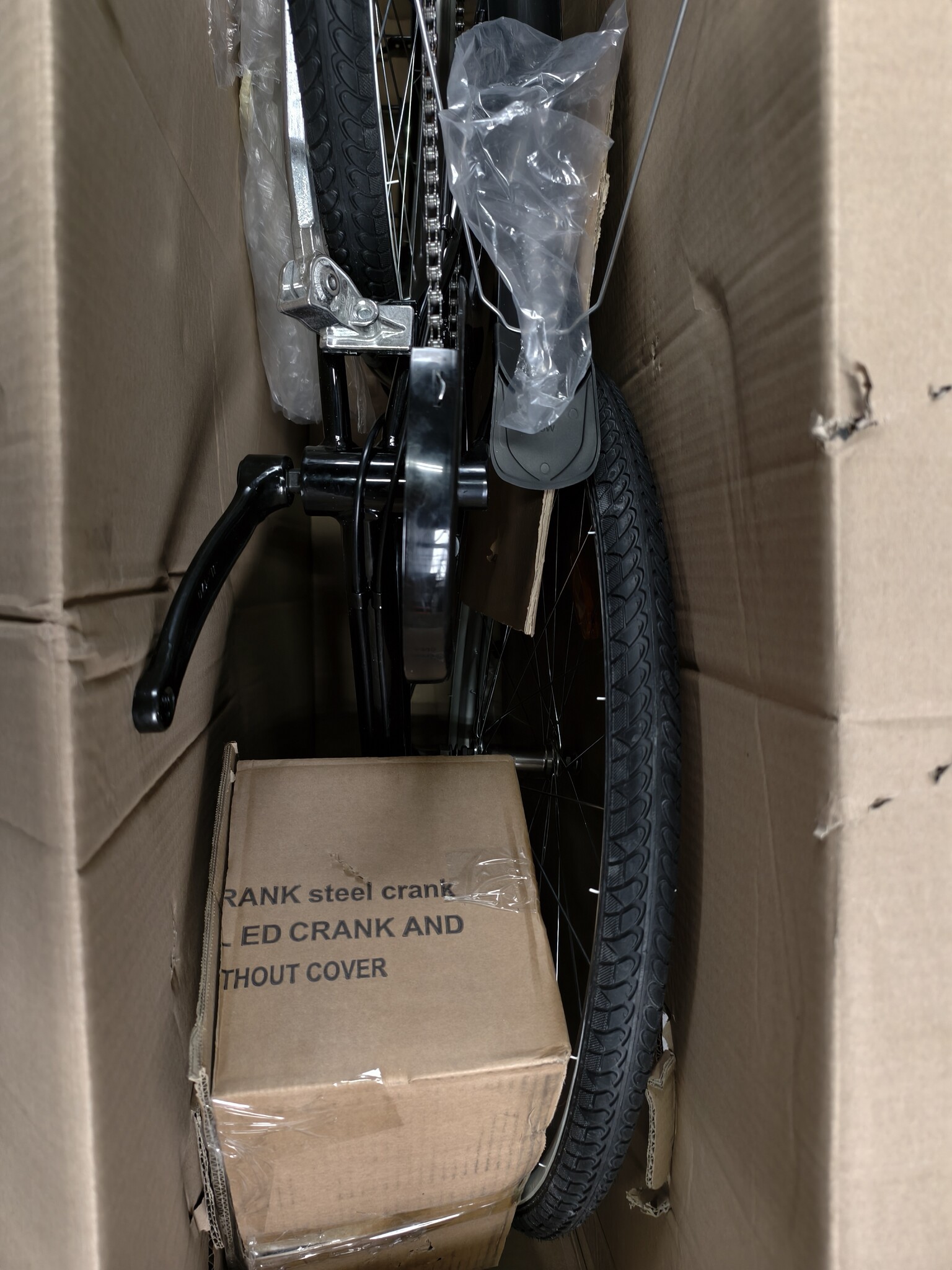Damesfiets 28 inch, 7 versnellingen - Zwart - Gebruikt