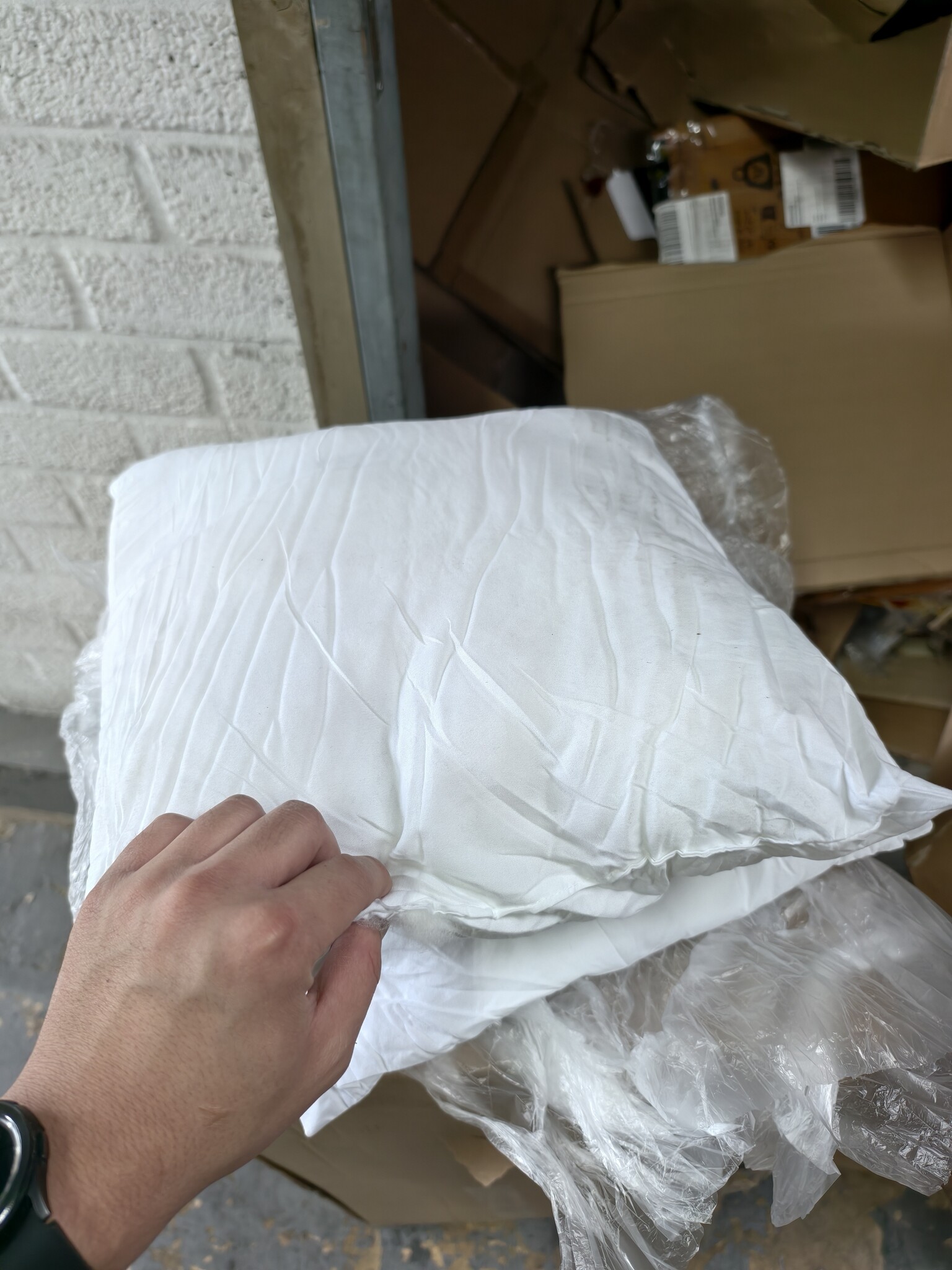 Logeermatras Beige 200x70x15 (Gebruikt)