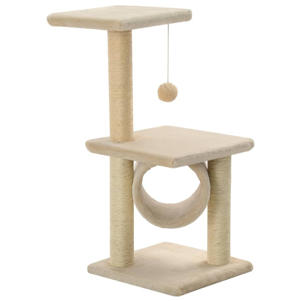 Kattenkrabpaal Beige 65cm - 40% Korting! (Retourdeal)