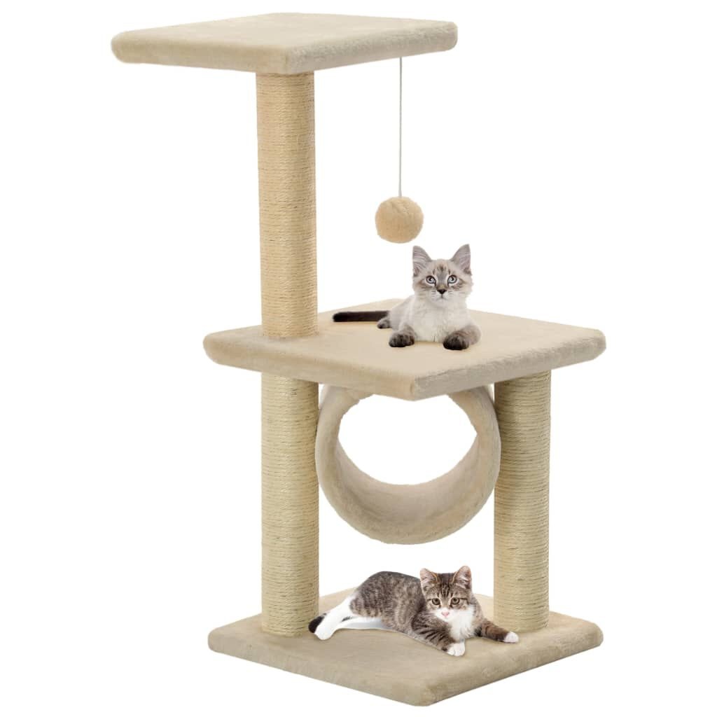 Kattenkrabpaal Beige 65cm - 40% Korting! (Retourdeal)