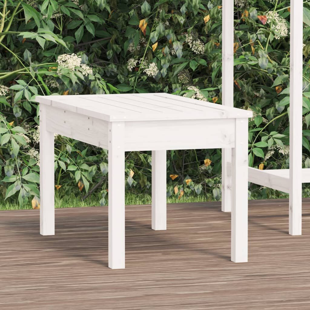 Tuinbank Grenenhout Wit - 80cm - Zo Goed Als Nieuw! -40%