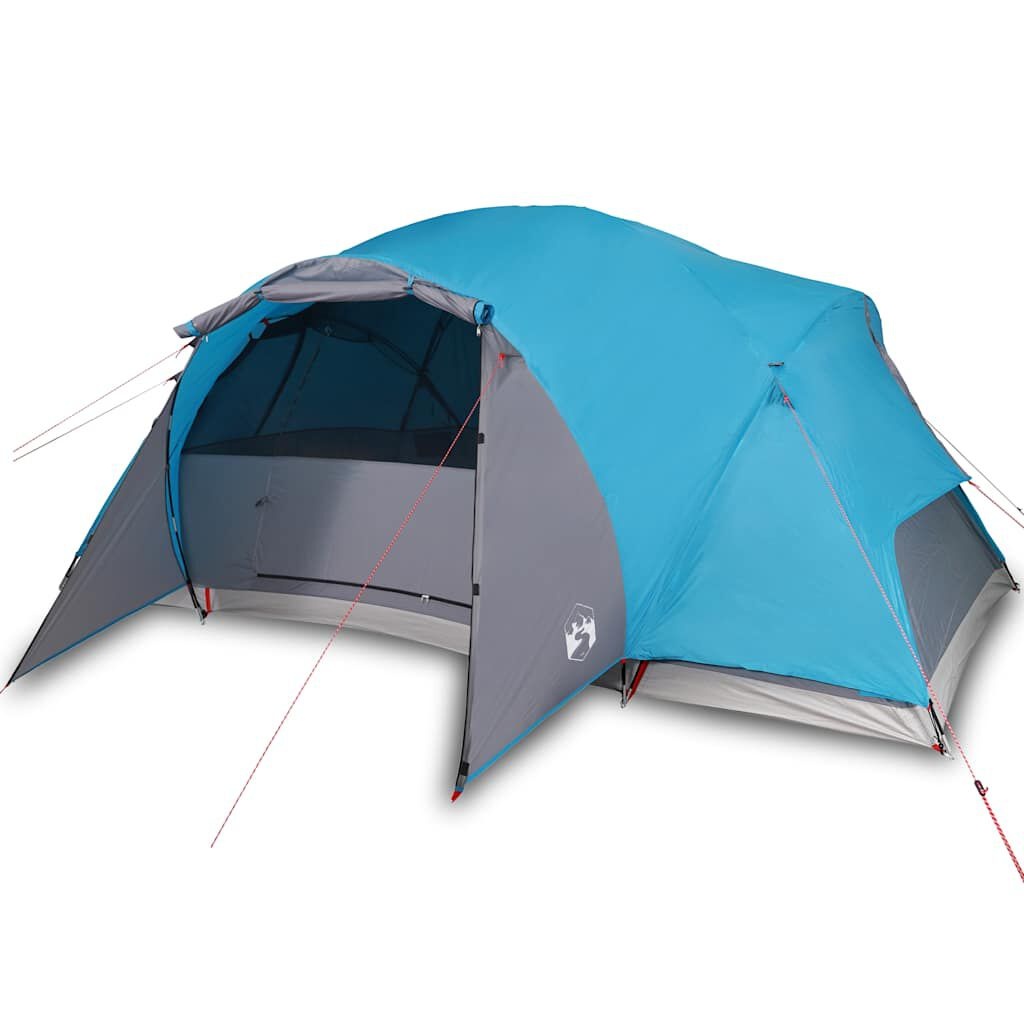 VidaXL 8-Persoons Tent Blauw - Crossvent, Waterdicht - 40% Korting!