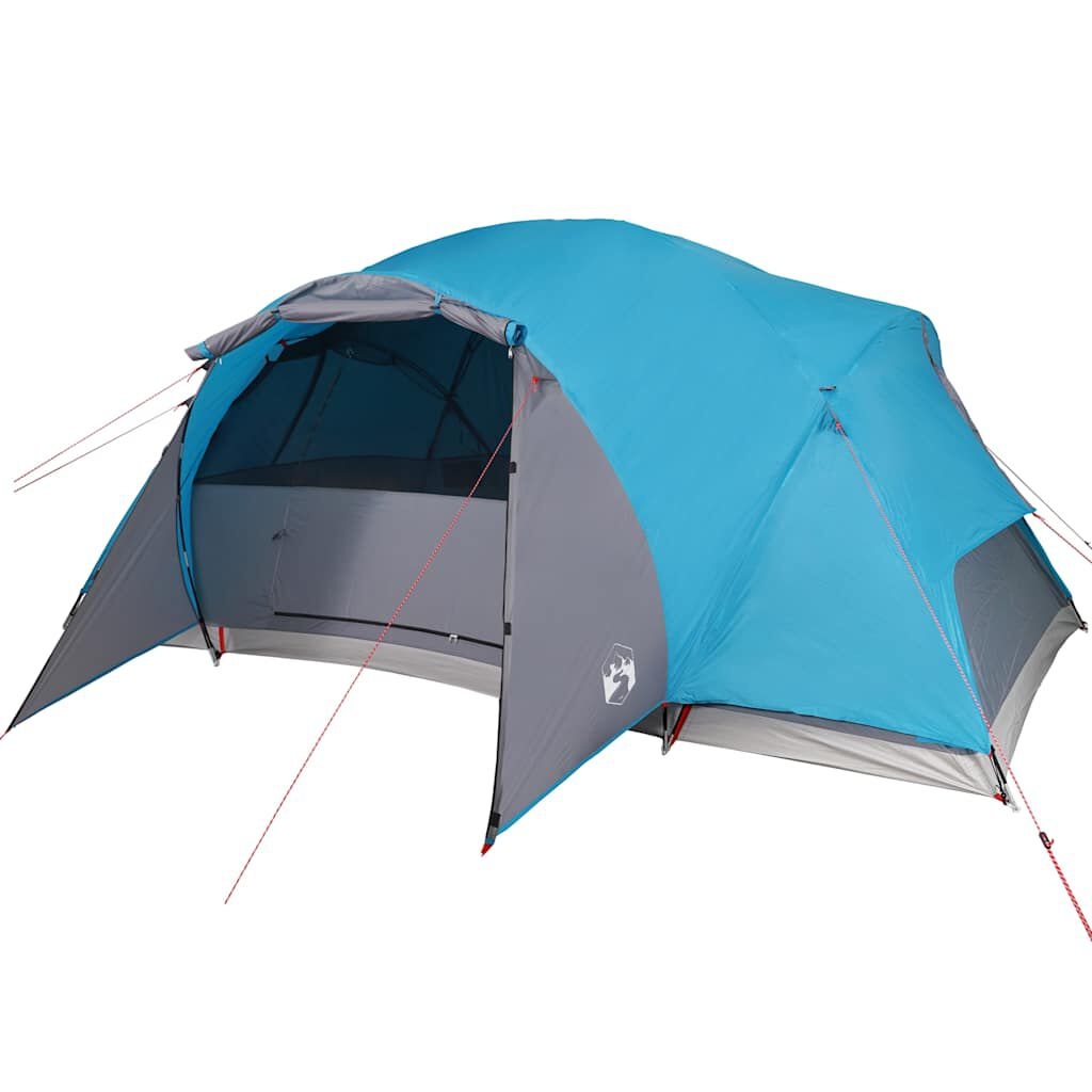 VidaXL 8-Persoons Tent Blauw - Crossvent, Waterdicht - 40% Korting!
