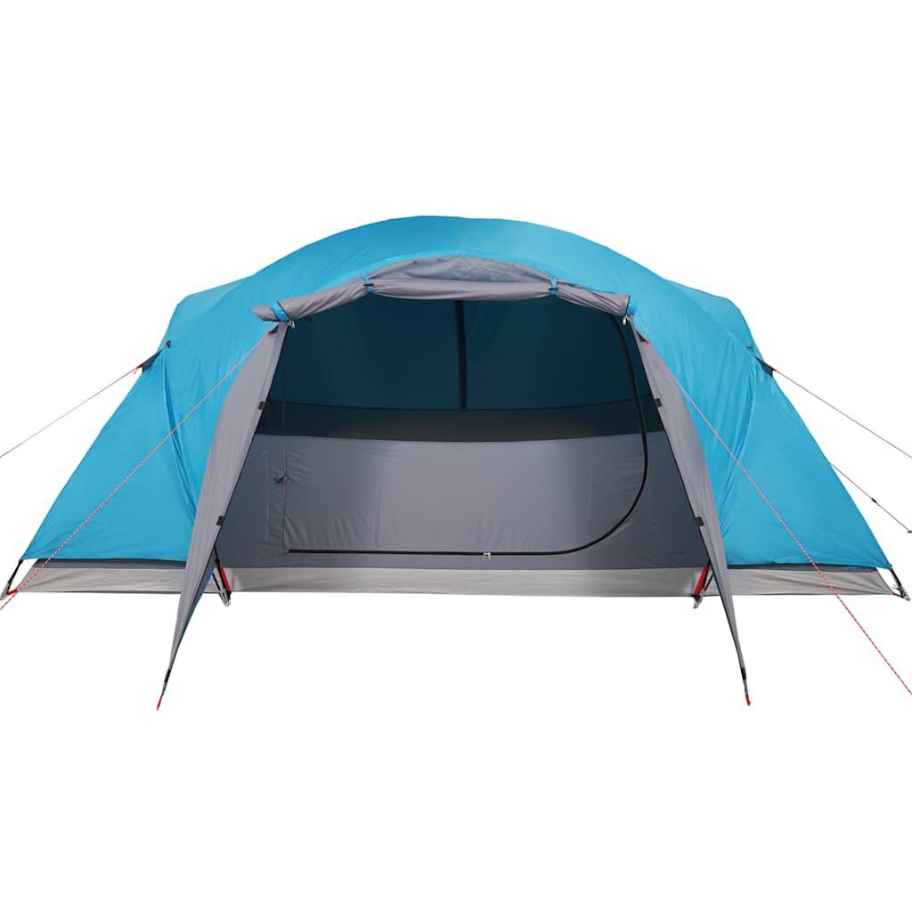 VidaXL 8-Persoons Tent Blauw - Crossvent, Waterdicht - 40% Korting!