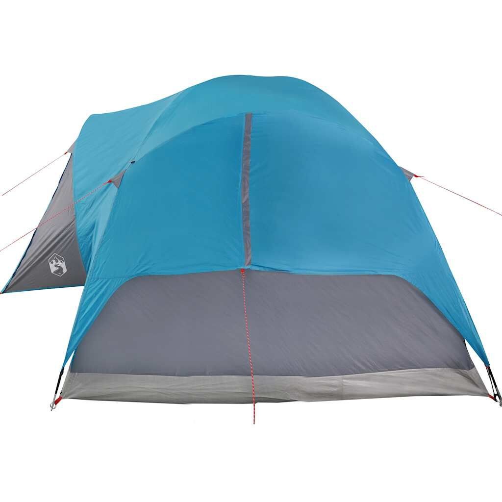 VidaXL 8-Persoons Tent Blauw - Crossvent, Waterdicht - 40% Korting!