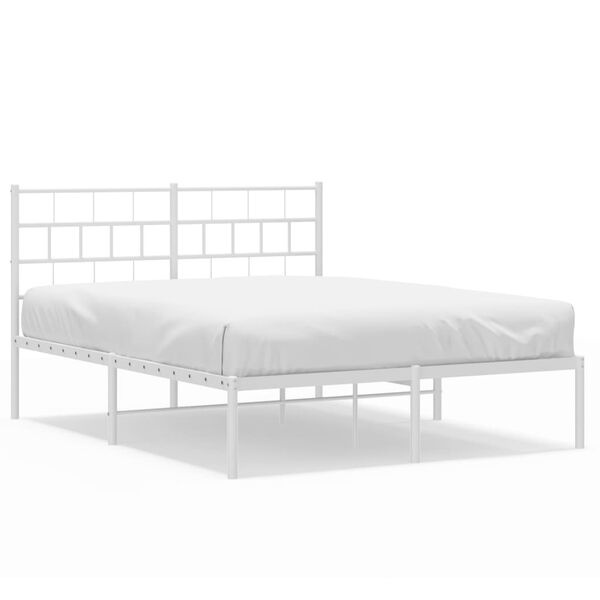 VidaXL Bedframe Wit 120x200 - INCOMPLEET - 71% Korting!
