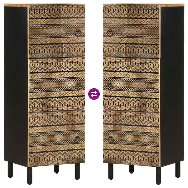 vidaXL Hoge Kast Mango - 40x33,5x110cm - 55% Korting!