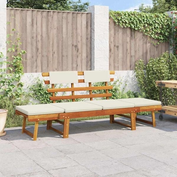 VidaXL Tuinbank/Ligbed Acaciahout 190cm - 40% Korting!