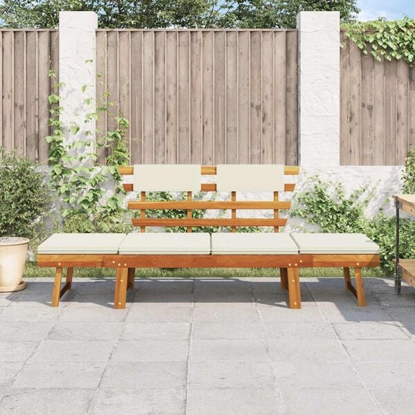 VidaXL Tuinbank/Ligbed Acaciahout 190cm - 40% Korting!