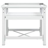 Wasmachine Verhoger met Schap Wit - 40% Korting!