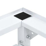 Wasmachine Verhoger met Schap Wit - 40% Korting!