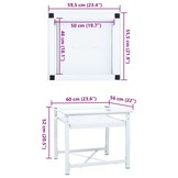 Wasmachine Verhoger met Schap Wit - 40% Korting!