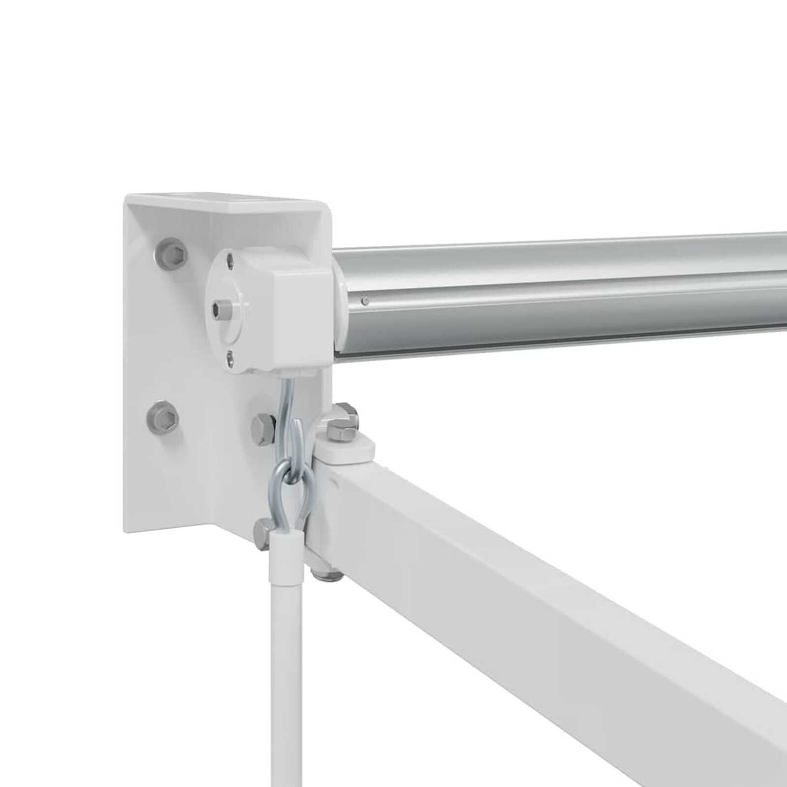 Markies Wit 4x3m Metaal - 46% Korting! Topdeal!