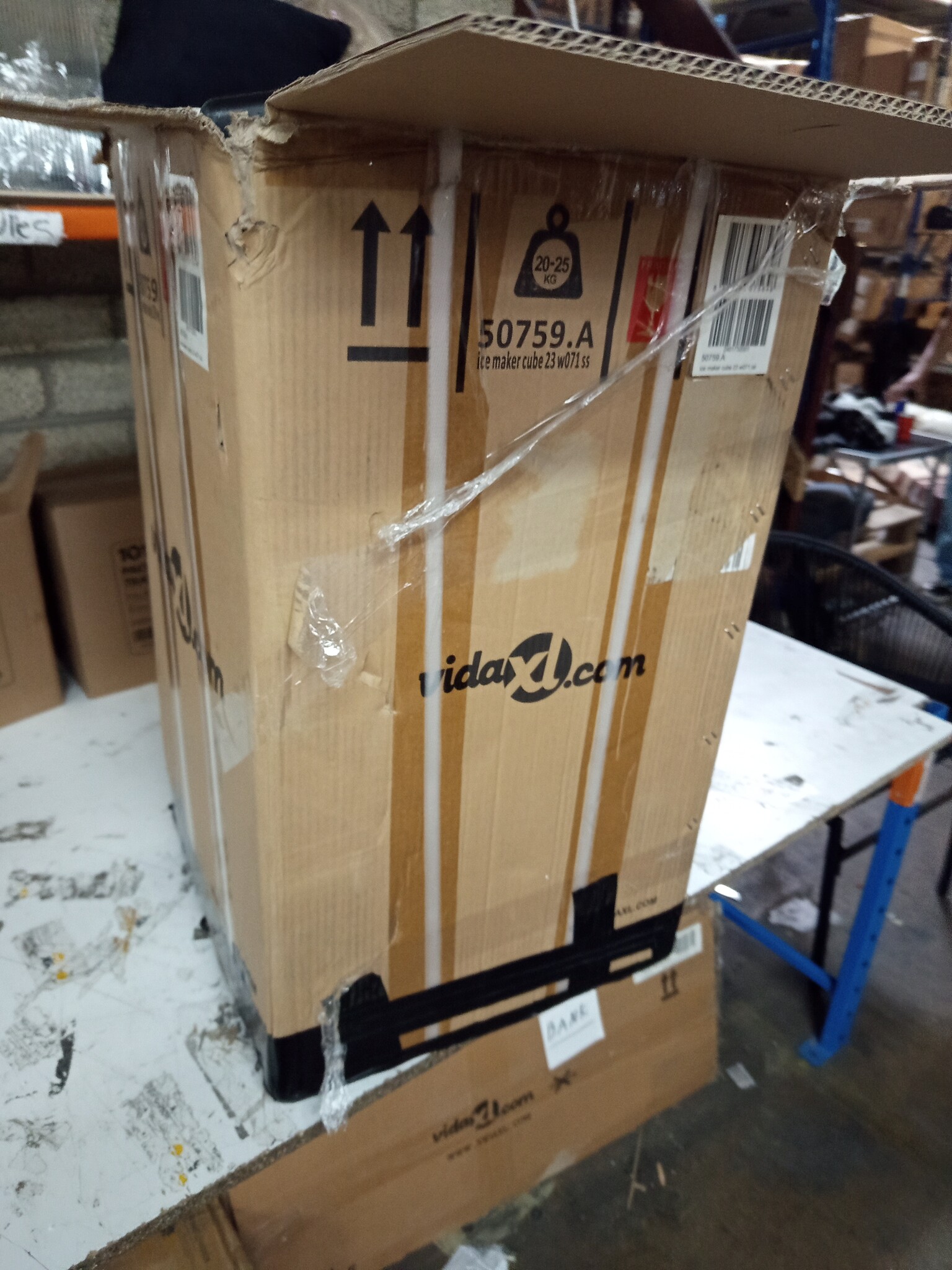vidaXL IJsblokjesmachine 45kg Zwart - Deukje, 60% Korting!