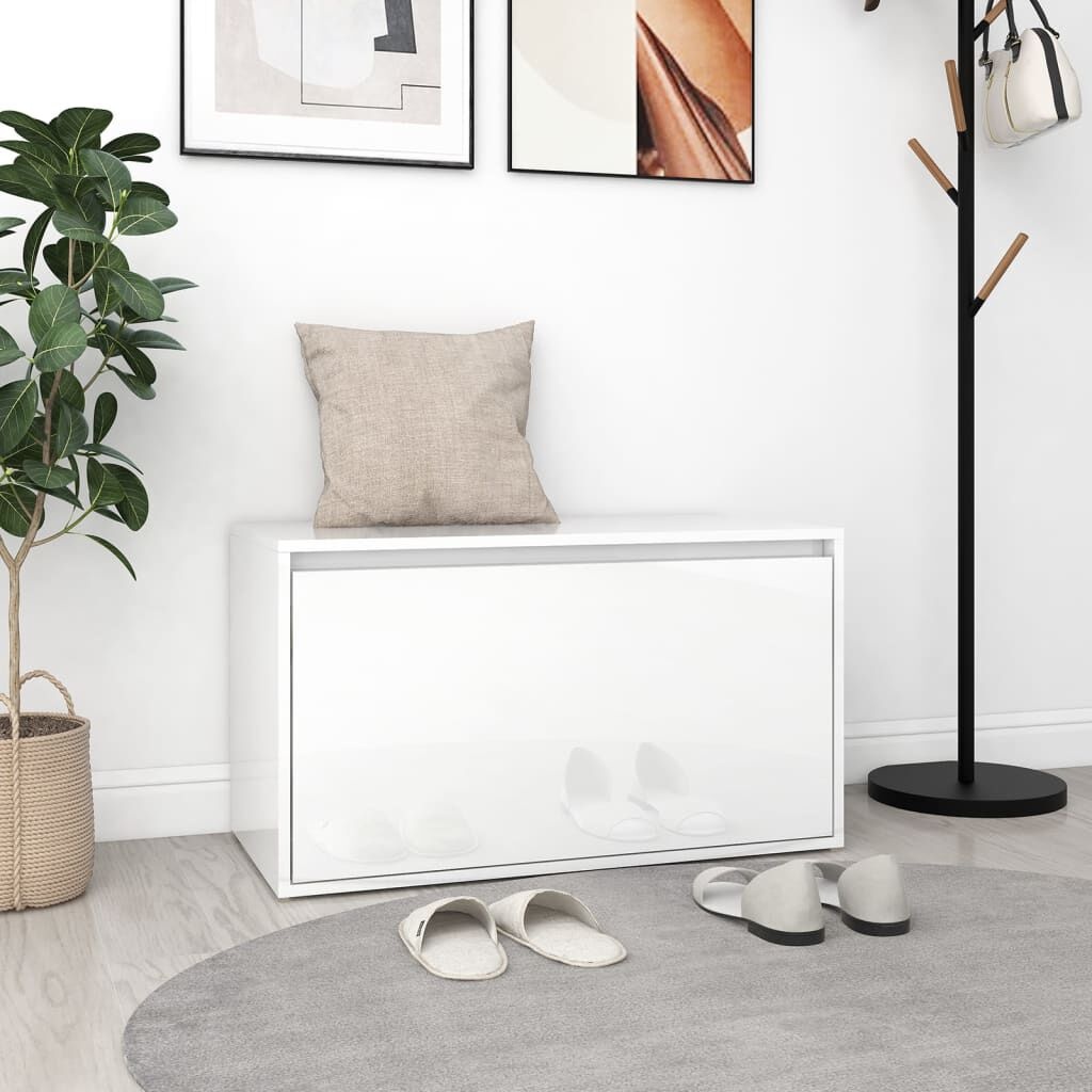 Halbank Hoogglans Wit 80cm - 55% Korting! (Kras)