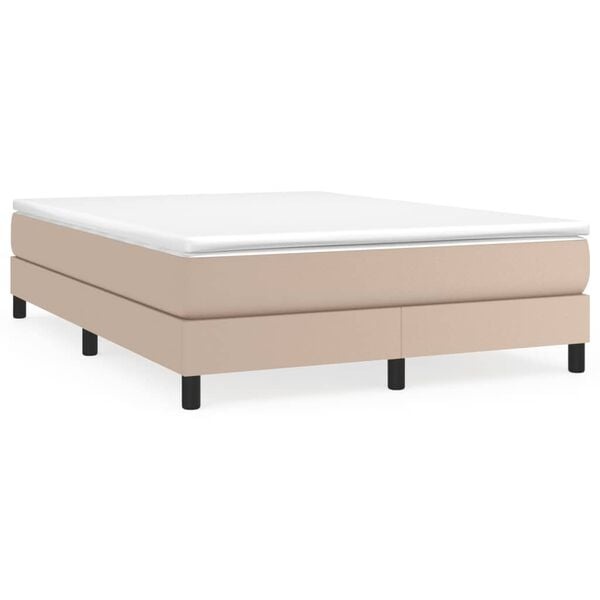 vidaXL Bedframe Cappuccino 140x200 cm - 40% Korting!