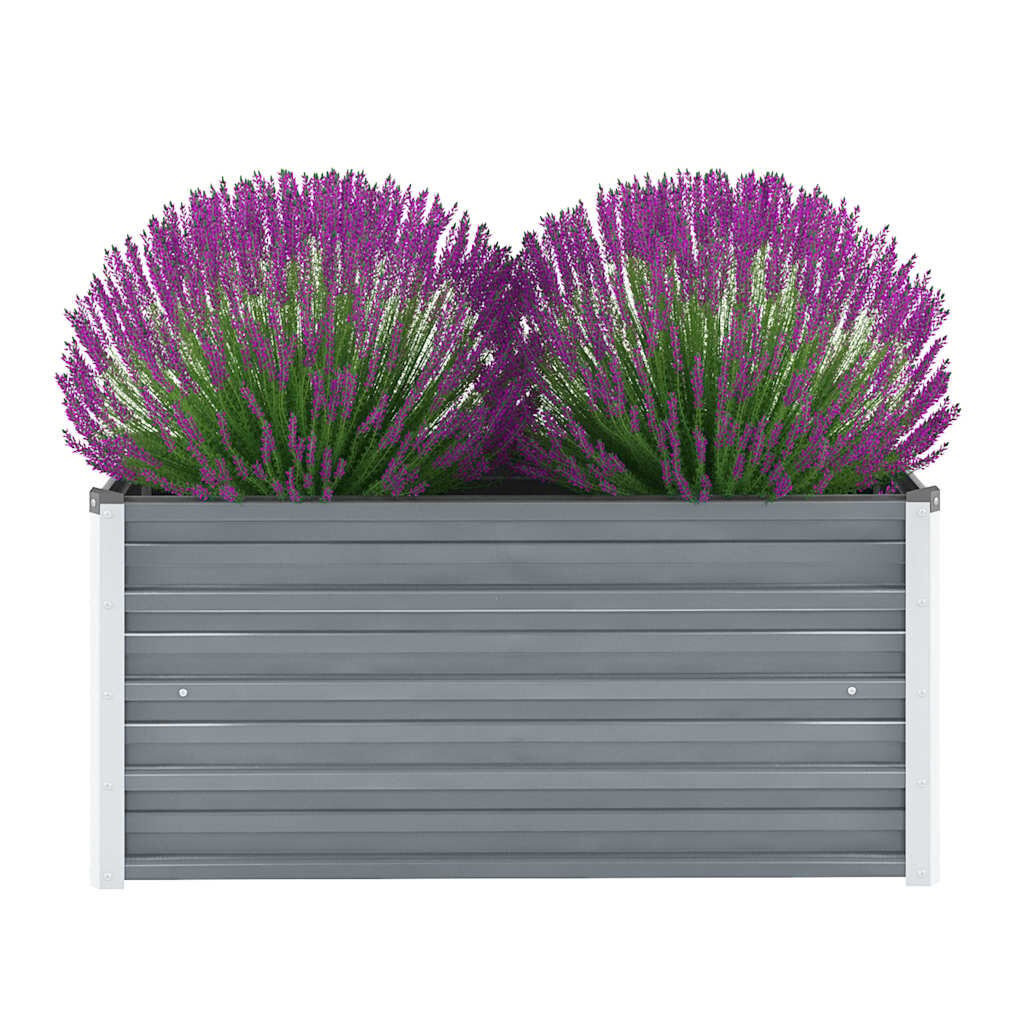 VidaXL Verhoogde Plantenbak Grijs 100x40cm - 40% Korting!
