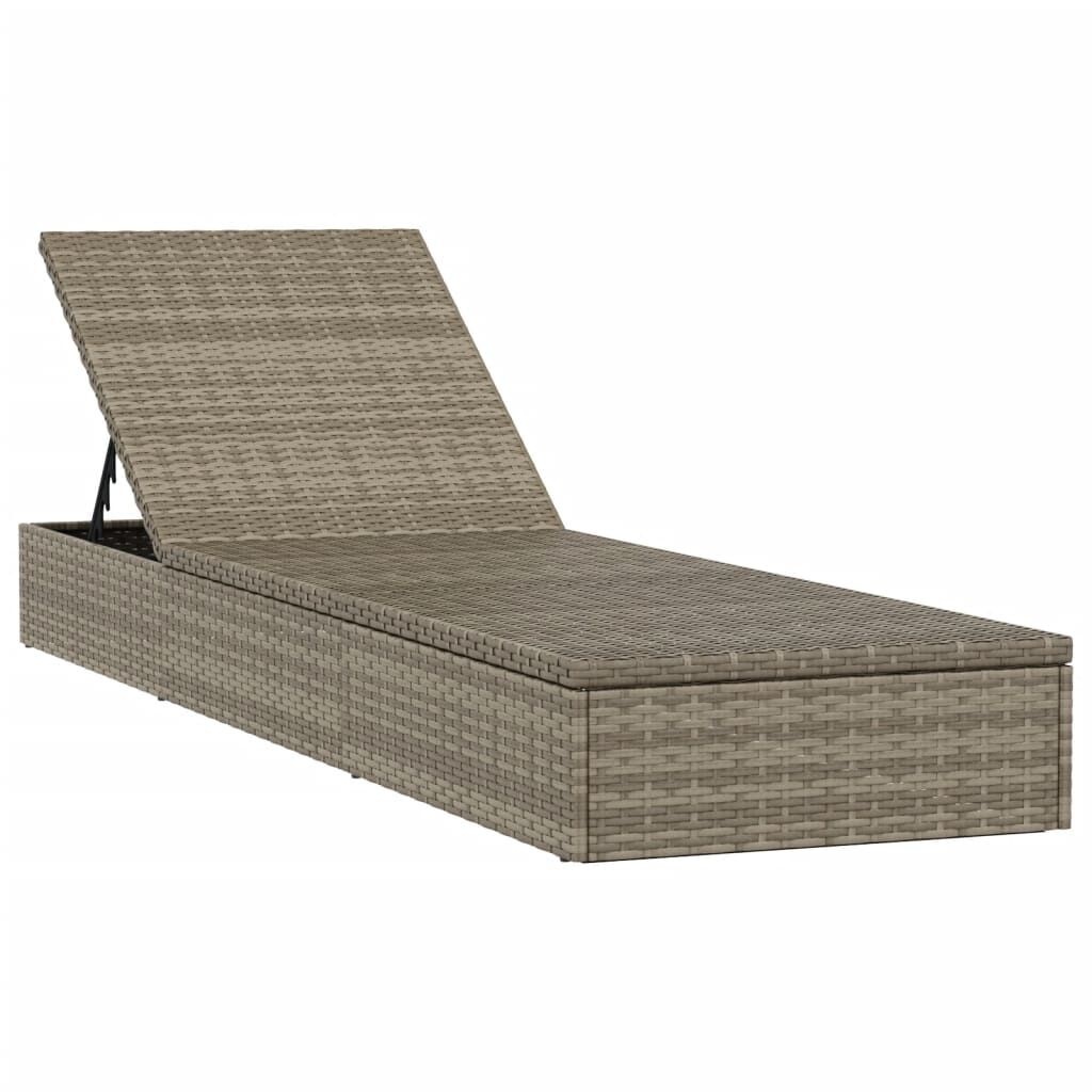 vidaXL Ligbedden Set (2) + Tafel Grijs - 35% Korting!
