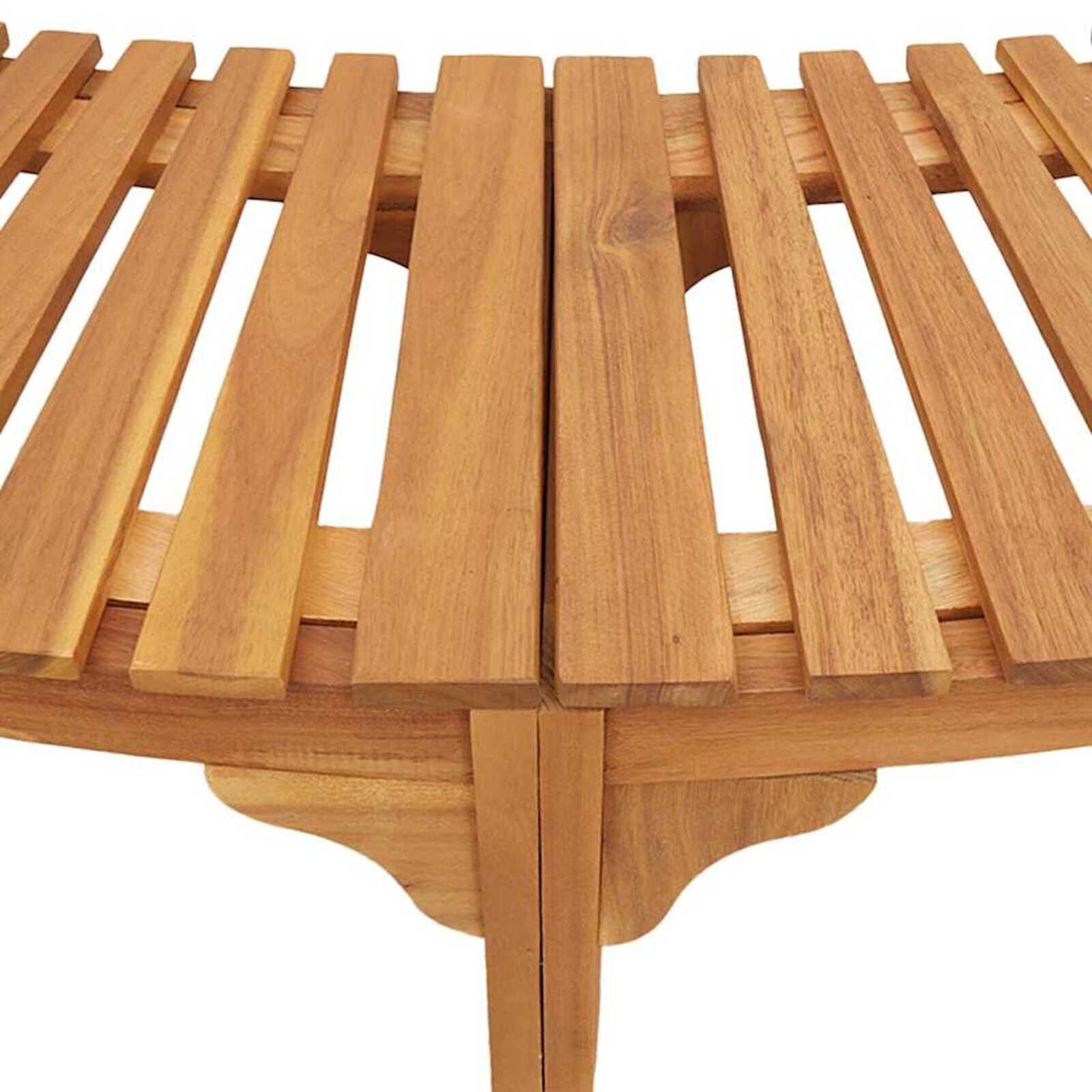 vidaXL Hot Tub Omgeving Acaciahout Bruin - 40% Korting!
