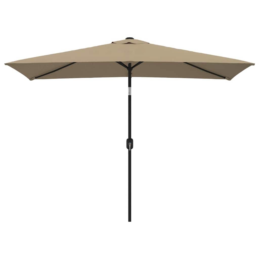 vidaXL Parasol 300x200cm Taupe - 40% Korting!