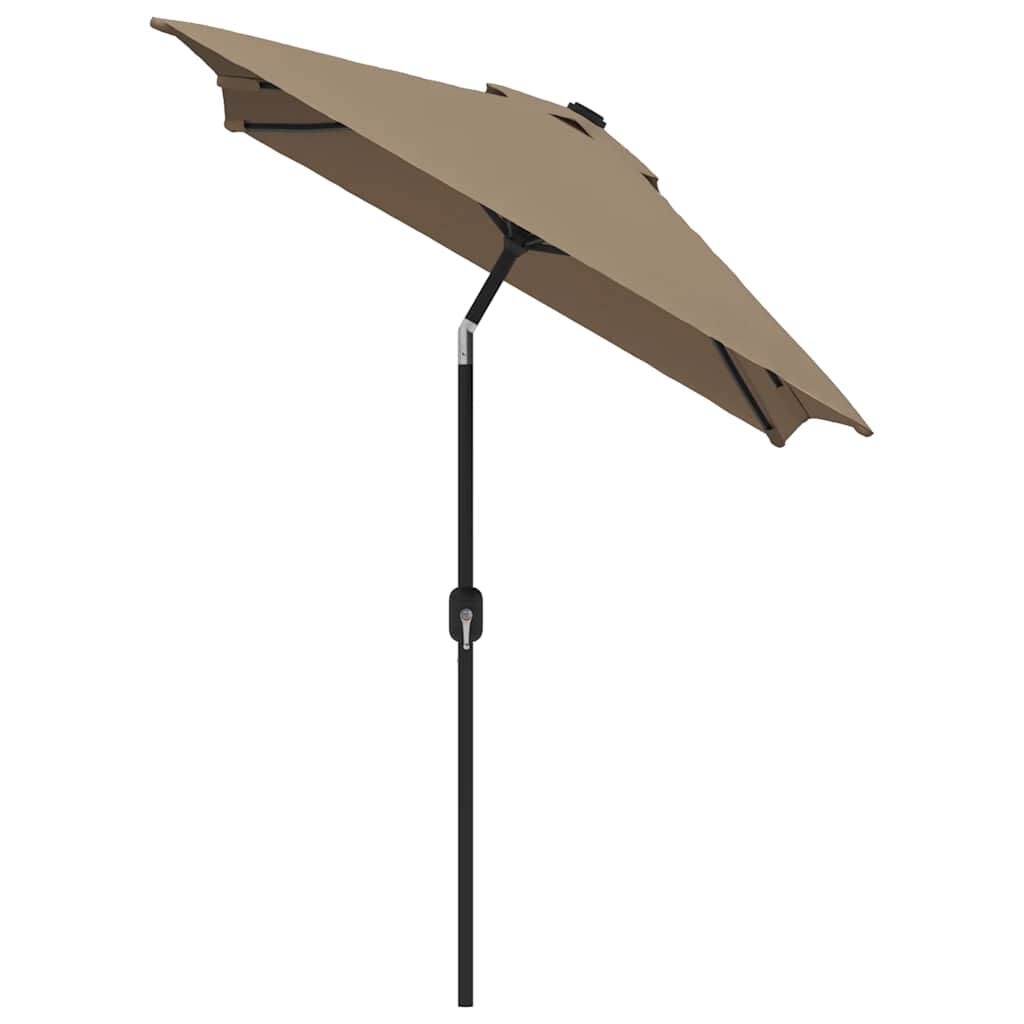 vidaXL Parasol 300x200cm Taupe - 40% Korting!