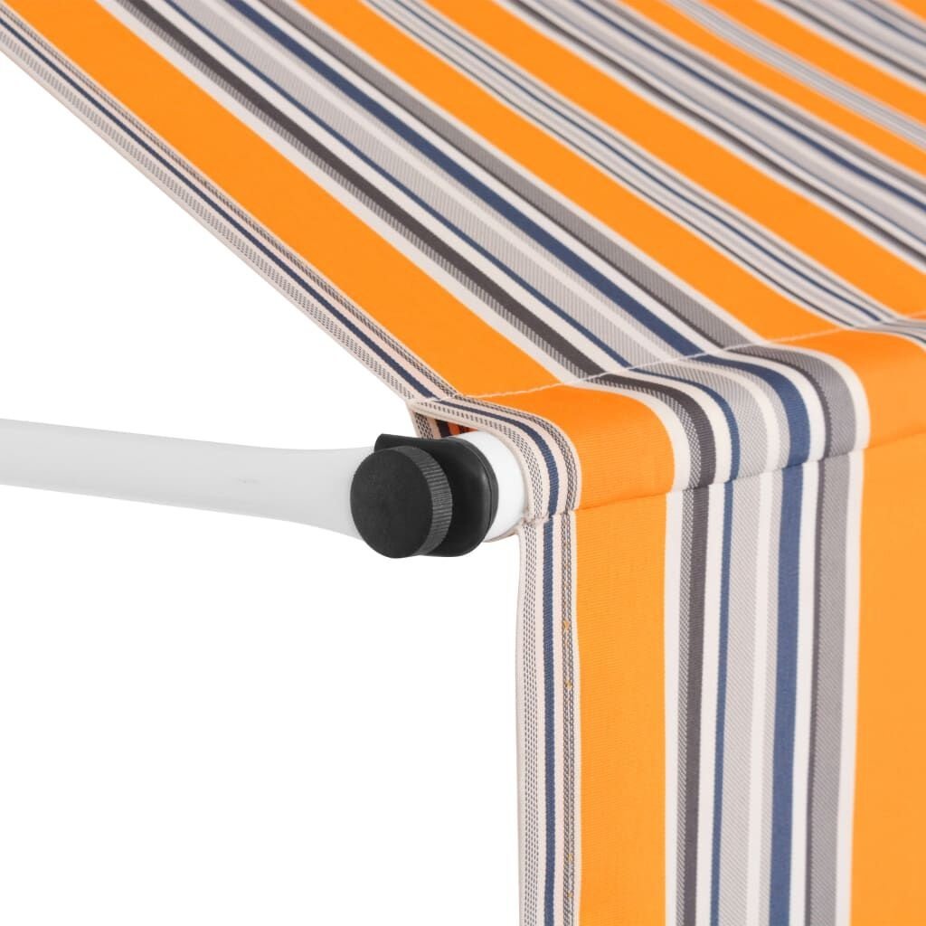 vidaXL Luifel 400cm Geel/Blauw - 40% Korting! Showroommodel