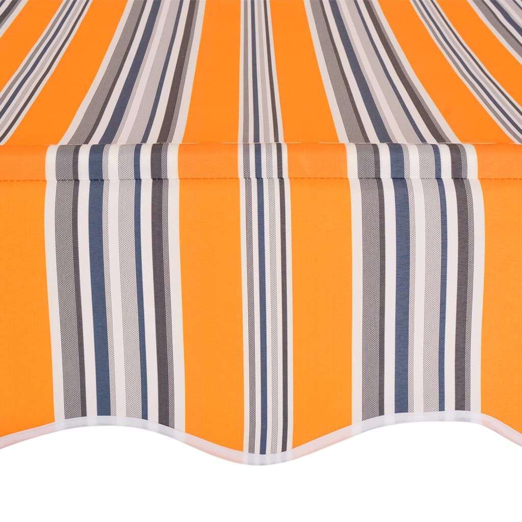vidaXL Luifel 400cm Geel/Blauw - 40% Korting! Showroommodel