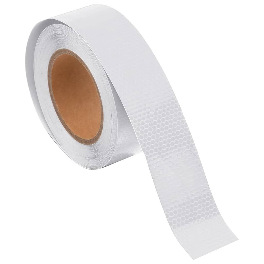 vidaXL Reflecterende Tape Wit 5cm x 20m - 40% Korting!