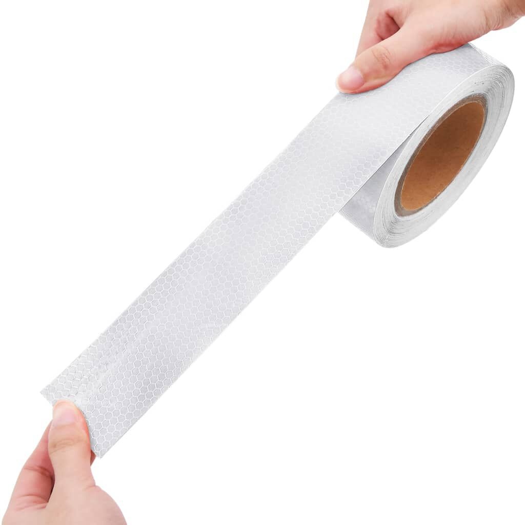 vidaXL Reflecterende Tape Wit 5cm x 20m - 40% Korting!