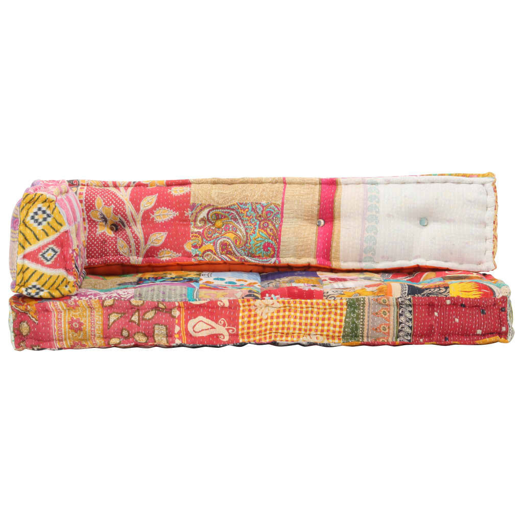 VidaXL Palletbank Kussen Patchwork - 60% Korting!