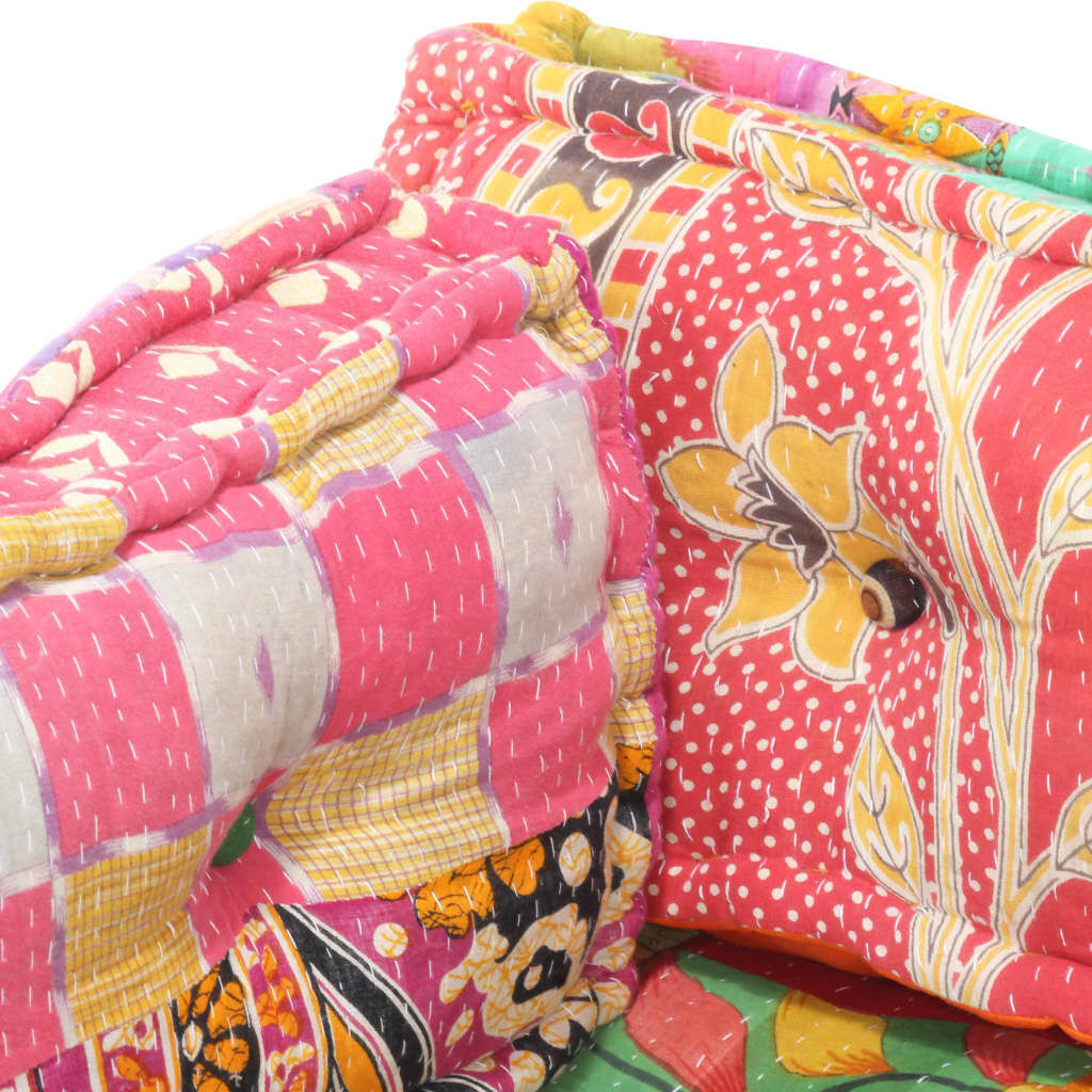 VidaXL Palletbank Kussen Patchwork - 60% Korting!